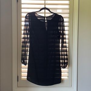 Sheer Black Dress